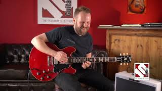 2022 Gibson ES 335 64 Historic Reissue Nashville Sixties Cherry  Guitar Demo [upl. by Aryhs]