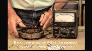 How to Refurbish a Permanent Magnet Alternator and Check Rectifier Diode  Missouri Wind and Solar [upl. by Euqimod826]