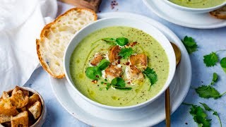 My homemade broccoli soup  a warming comforting lunch [upl. by Naryt]