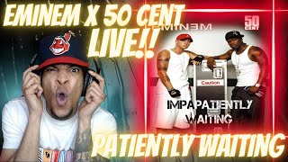 This was BONKERS 50 CENT x EMINEM  PATIENTLY WAITING Live in Detroit 2003  REACTION [upl. by Rehpotsrhc]