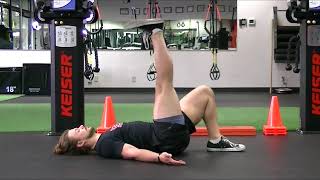 Supine Leg Extension  How to do [upl. by Suoicserp]