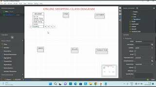 UML Online Shopping System Class Diagram [upl. by Atinar]