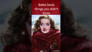 Bette Davis 6 surprising things you didnt know shorts [upl. by Terr]