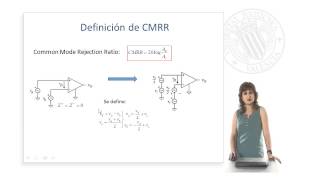 Cálculo de CMRR con amplificadores operacionales   UPV [upl. by Calypso]