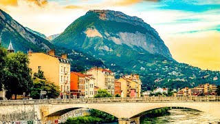 A Walk Around the Beautiful City of Grenoble France [upl. by Vani]