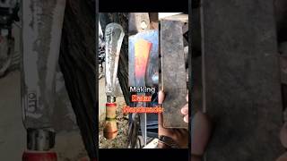 Making datarbilhookdaterhow to make handmade billhookblacksmith vairal shots [upl. by Ermeena]