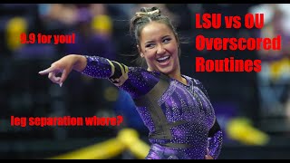 Most Overscored Routines from LSU vs OU 2023 [upl. by Eedia234]