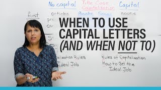 When to use CAPITAL LETTERS in English [upl. by Ahsropal]