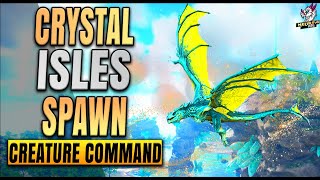 Ark crystal isles How spawn new creatures command valis only iso crystal isles mod [upl. by Airehs476]