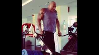 Dwayne Johnson The Rock training traps quotFOCUSquot [upl. by Ailecara]