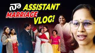 Gowri Marriage shopping vlog  My Assistant got married  Dr Silpahasa Samalla  vlogging [upl. by Moretta257]