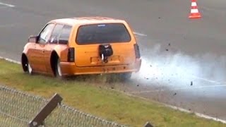 Tire Tyre EXPLOSION at 150 kmh at 700 Hp Ps OPEL Turbo Kickdown ACCELERATION Beschleunigungsrennen [upl. by Adnoval992]