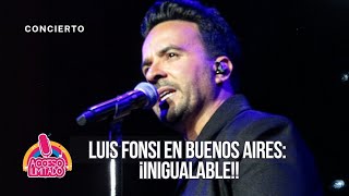 LUIS FONSI en Buenos Aires ¡Inigualable [upl. by Hawk]