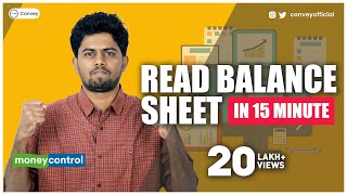 How to Read Balance Sheet on Moneycontrol Hindi Part 1 [upl. by Jem]