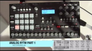 Demo Elektron Analog Rytm Part 1 GERMAN [upl. by Wolsniw36]