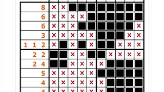 Nonograms Tutorial  3 Advanced techniques [upl. by Aicatsan558]