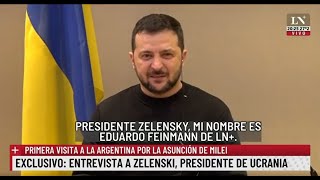 Exclusivo entrevista a Zelenski presidente de Ucrania [upl. by Rondi722]