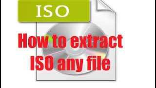 How to extract ISO file Using WinRar [upl. by Ecinreb363]