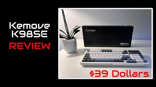 KEMOVE K98SE Review  Mechanical Keyboard  39 bucks [upl. by Kalila706]