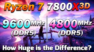 9600MHz DDR5 vs 4800MHz DDR5  Fastest vs Slowest DDR5 RAM  How Huge is the Difference [upl. by Vokay]