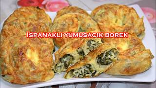 Yumusacik nefis ispanakli borek tarifi  yapimi çok kolay [upl. by Huba647]