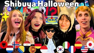 Japanese Polyglot SHOCKS EVERYONE in Their Language  Tokyo Shibuya Halloween 2024 [upl. by Canada]