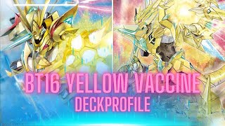 Yellow Magnamon X Deck Profile  BT16 Digimon Card Game [upl. by Fuller]