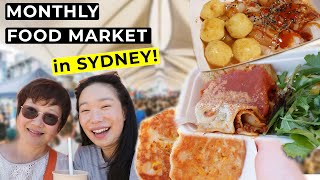 MASSIVE SYDNEY STREET FOOD MARKET FOOD TOUR in Australia Things To Do in Sydney 悉尼美食 悉尼素食市場 [upl. by Wier]