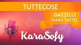 Tuttecose karaoke  Gazzelle e Mara Sattei karaoke [upl. by Nhor]