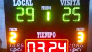 Tablero Marcador leds Basquet marcador reloj tanteador marcadores basket electronico [upl. by Ermin]