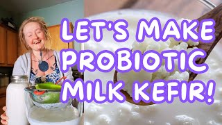 Lets make milk kefir for our health [upl. by Panthea]