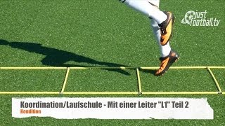 Fussballtraining Laufleiter quotL1quot Teil 2  Koordination  Kondition [upl. by Farmann]