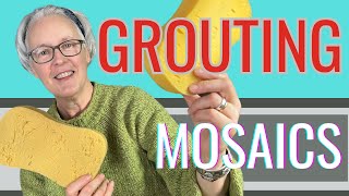 HOW TO GROUT A MOSAIC  A step by step guide to grouting mosaics [upl. by Keldon147]