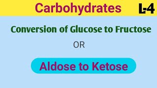 Conversion of Glucose to FructoseAldose to Ketose by Ahmar sir [upl. by Adelric]