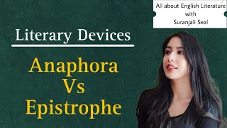 Anaphora VS Epistrophe I Literary Devices I Figures of Speech I English Literature [upl. by Einniw905]