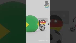 Estados Unidos y el Futbol Americano⚽COMIC RECREADO shorts countryballs humor [upl. by Adnoved]