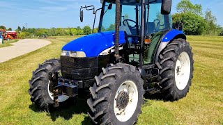 2004 New Holland TD95D 4WD Tractor 21662 [upl. by Cleti300]