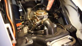 50cc or 150cc GY6 Scooter Carburetor Installation [upl. by Atekin]