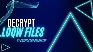 LOQW Virus File Loqw Ransomware Removal amp Decrypt Loqw Files [upl. by Aciruam48]