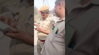 Rajsthan police ne kiya haryana roadways ka challan india haryana rajsthan trending viralvideo [upl. by Gnourt41]