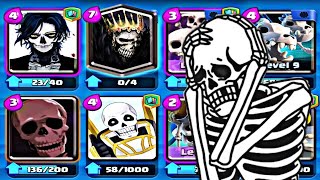 Skeleton Deck Be Like  Clash Royale [upl. by Sklar]