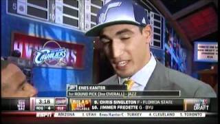 Enes Kanter  NBA Draft [upl. by Nylarej]