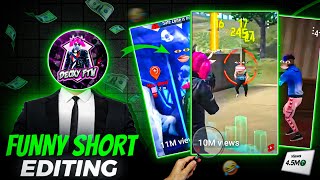 How to edit funny shorts like deoxyftw in capcut  how to edit free fire funny 🤣 shorts [upl. by Anaeed558]