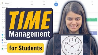 How to make the Best Time Table  Time Management for Students [upl. by Eigna]