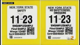 New NY DMV stickers include vehiclespecific information [upl. by Assilanna884]