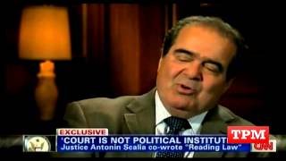 Scalia Discusses His Relationship With John Roberts After Obamacare [upl. by Backer]