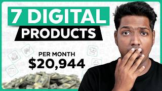 7 Digital Product Ideas Using AI to Make Passive Income 💰20944Month [upl. by Hengel]