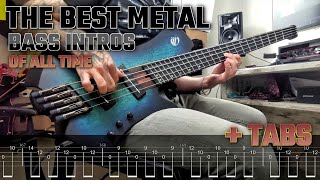 THE BEST METAL BASS INTROS OF ALL TIME  TABS [upl. by Mitchiner834]