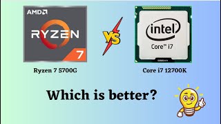 Ryzen 7 5700G vs Core i7 12700K WHICH CPU is RIGHT for YOU [upl. by Elumas]