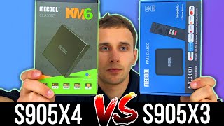 СРАВНЕНИЕ S905X3 VS S905X4  СКОРОСТЬ РАБОТЫ ТЕСТЫ РЕАЛЬНЫЕ ОТЛИЧИЯ  ПРИСТАВКА MECOOL KM1 VS KM6 [upl. by Jarl]